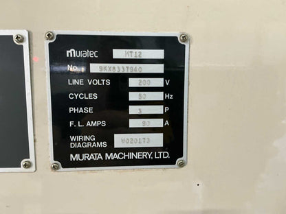 1998 Muratec MT12 Dubbelkops CNC draaibank